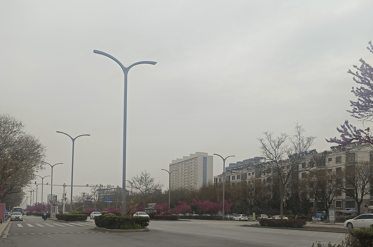 武汉时代经典生产厂家市政道路工程LED双臂路灯